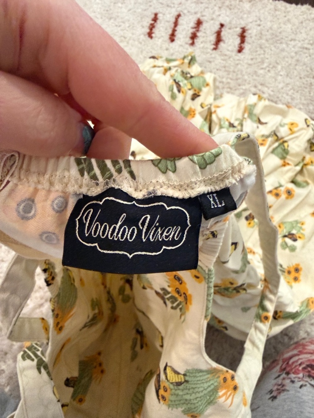 Modcloth Voodoo Vixen Cactus Print Dress - Picture 8 of 12